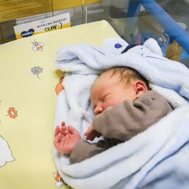 Olaf - pierwsze dziecko urodzone w pszczyńskim szpitalu w 2024 roku - 02.01.2024