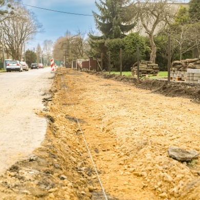 Powstaje nowy chodnik na osiedlu Daszyńskiego w Pszczynie - 09.03.2024