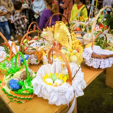 Święcenie pokarmów w skansenie w Pszczynie - 30.03.2024