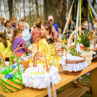 Święcenie pokarmów w skansenie w Pszczynie - 30.03.2024