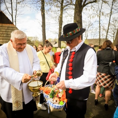 Święcenie pokarmów w skansenie w Pszczynie - 30.03.2024