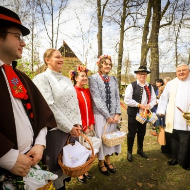 Święcenie pokarmów w skansenie w Pszczynie - 30.03.2024