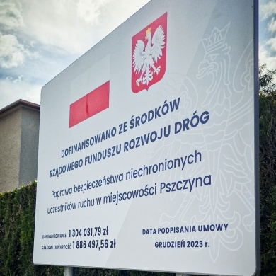 Nowy chodnik na ulicy Słowackiego w Pszczynie - 02.05.2024