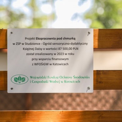 Nowa Ekopracownia pod chmurką w szkole w Studzionce - 27.05.2024