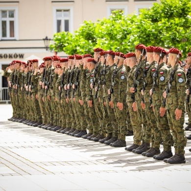 Przysięga wojskowa na rynku w Pszczynie - 01.06.2024