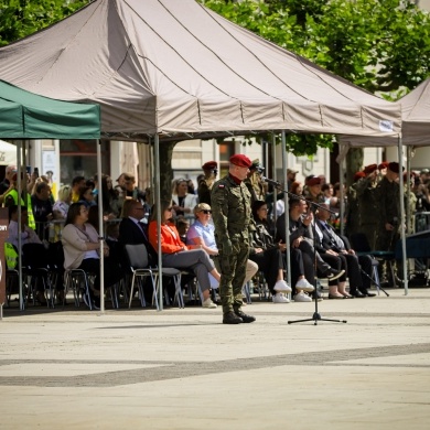 Przysięga wojskowa na rynku w Pszczynie - 01.06.2024