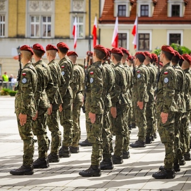 Przysięga wojskowa na rynku w Pszczynie - 01.06.2024