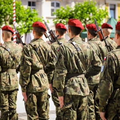 Przysięga wojskowa na rynku w Pszczynie - 01.06.2024