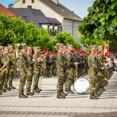 Przysięga wojskowa na rynku w Pszczynie - 01.06.2024
