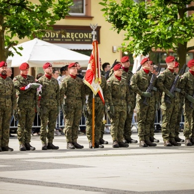 Przysięga wojskowa na rynku w Pszczynie - 01.06.2024