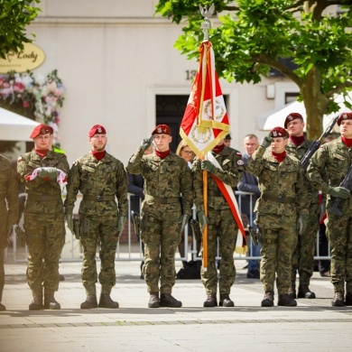 Przysięga wojskowa na rynku w Pszczynie - 01.06.2024