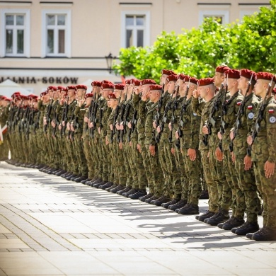 Przysięga wojskowa na rynku w Pszczynie - 01.06.2024