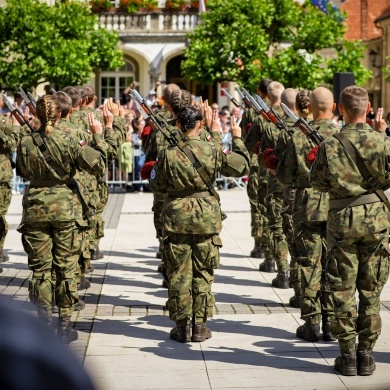 Przysięga wojskowa na rynku w Pszczynie - 01.06.2024