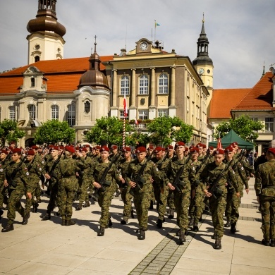 Przysięga wojskowa na rynku w Pszczynie - 01.06.2024