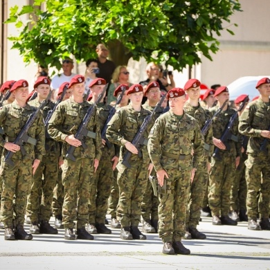 Przysięga wojskowa na rynku w Pszczynie - 01.06.2024