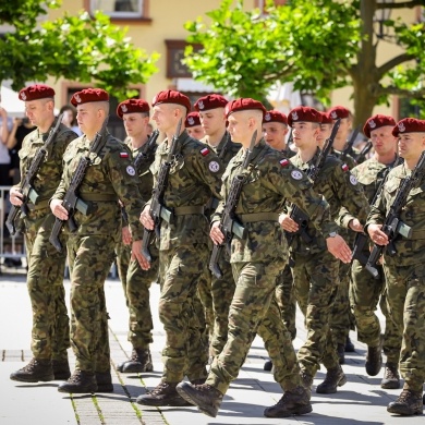 Przysięga wojskowa na rynku w Pszczynie - 01.06.2024