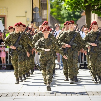 Przysięga wojskowa na rynku w Pszczynie - 01.06.2024