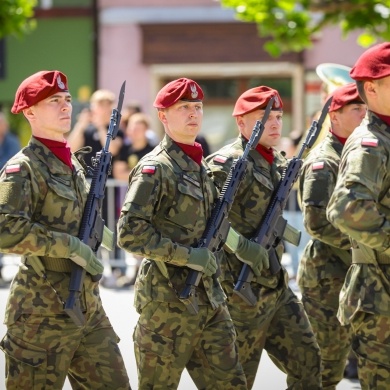 Przysięga wojskowa na rynku w Pszczynie - 01.06.2024