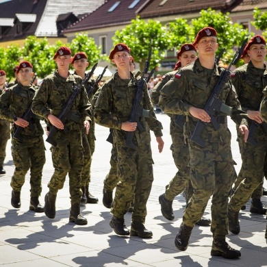 Przysięga wojskowa na rynku w Pszczynie - 01.06.2024