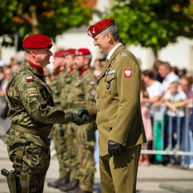 Przysięga wojskowa na rynku w Pszczynie - 01.06.2024