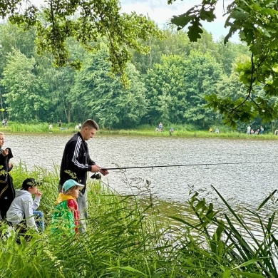 Zawody wędkarskie z okazji Dnia Dziecka w Wiśle Małej - 09.06.2024
