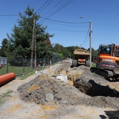Trwa przebudowa ul. Jesionowej na osiedlu Stara Wieś